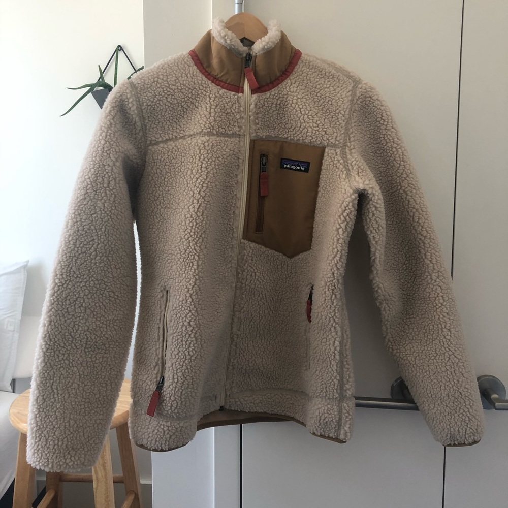 Patagonia Classic Retro X-Jacket in Natural W Nest Brown Size XS NWT